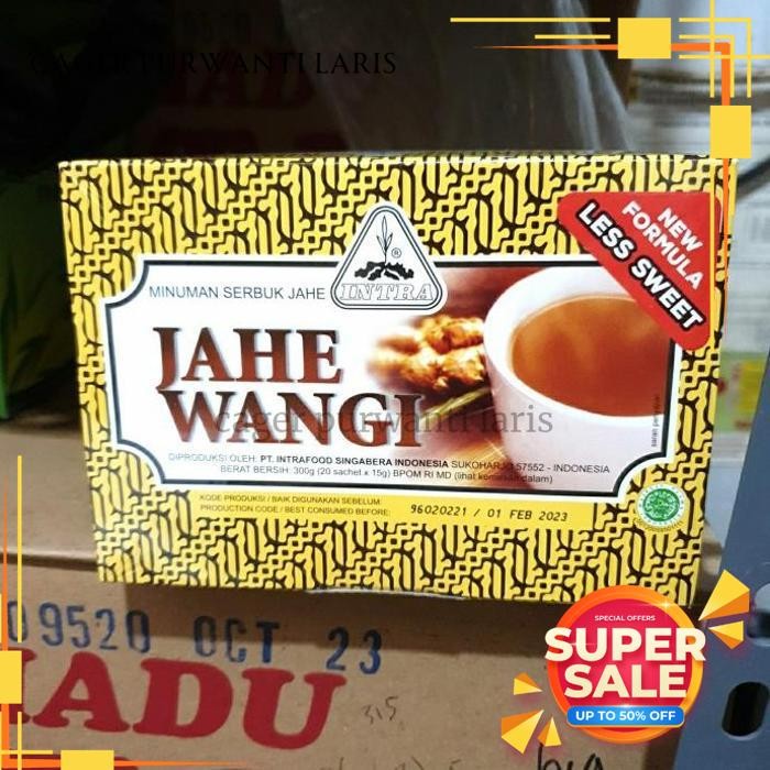

JAHE WANGI MINUMAN SERBUK JAHE WANGI INTRA ISI 20 SACHET ONGKIR NOL!!!