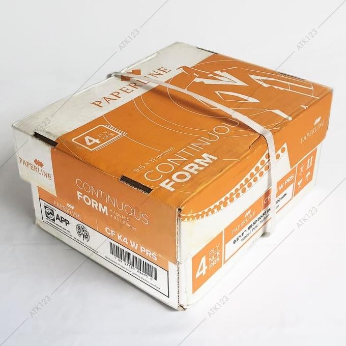 

Sale Continuous Form Paperline 4 Ply Warna 9 1/2 X 11 In (K4 W Prs)