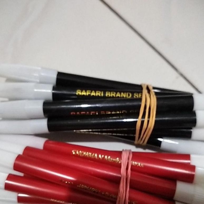 

Terlaris [1 Ikat] Spidol Standart Kecil/Safari Brand Warna Hitam Merah Biru Isi 12 Pcs