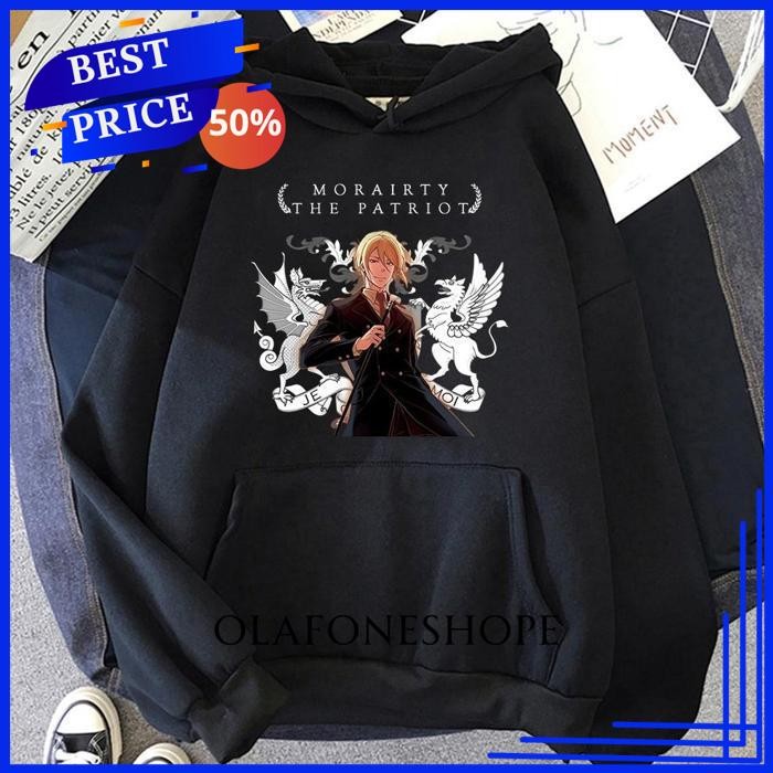 HOODIE MORIARTY THE PATRIOT - HOODIE WILLIAM YUUKOKU NO MORIARTY BY OLAFONESHOPE BEST SELLER 