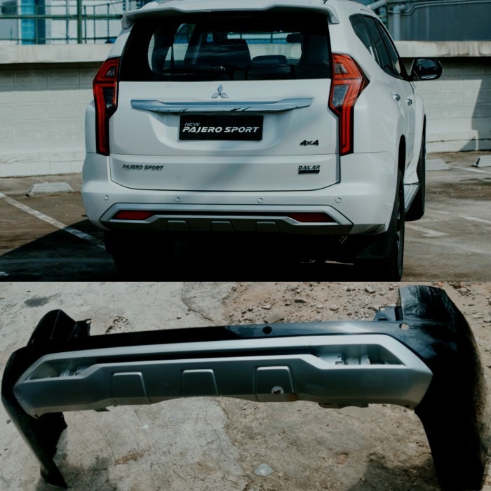 BUMPER BEMPER BELAKANG PAJERO SPORT 2021 2022 ORIGINAL