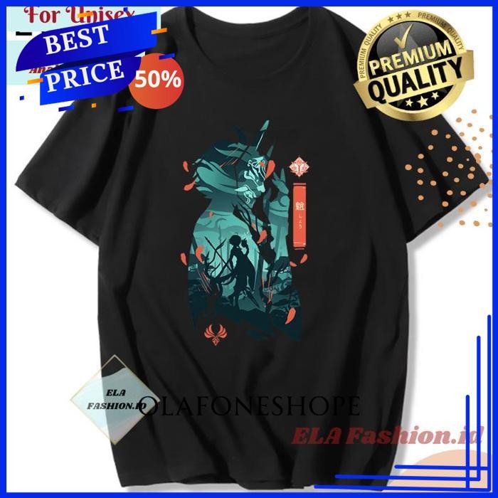 KAOS XIAO VENTI KAUS GRAFIS HU TAO ZHONG LI KAUS KAEDEHARA KAZUHA RAIDEN SHOGUN BY OLAFONESHOPE GRAT