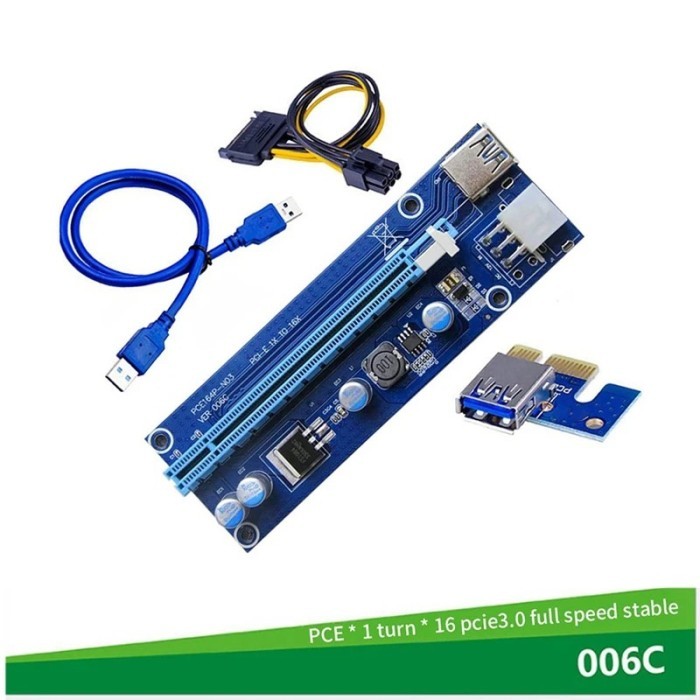 PCIE RISER CARD MINING VER 006C/009S PLUS/018PRO