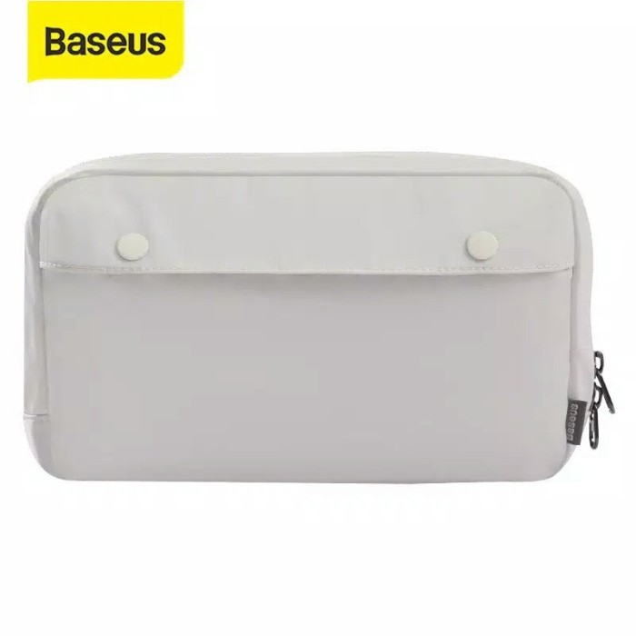 BASEUS BAG DIGITAL STORAGE TAS WATERPROOF DUSTPROOF - WHITE