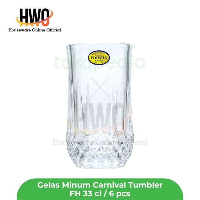 FORMIA GELAS MINUM CRYSTAL TUMBLER 30 / 6 PCS FR601C30