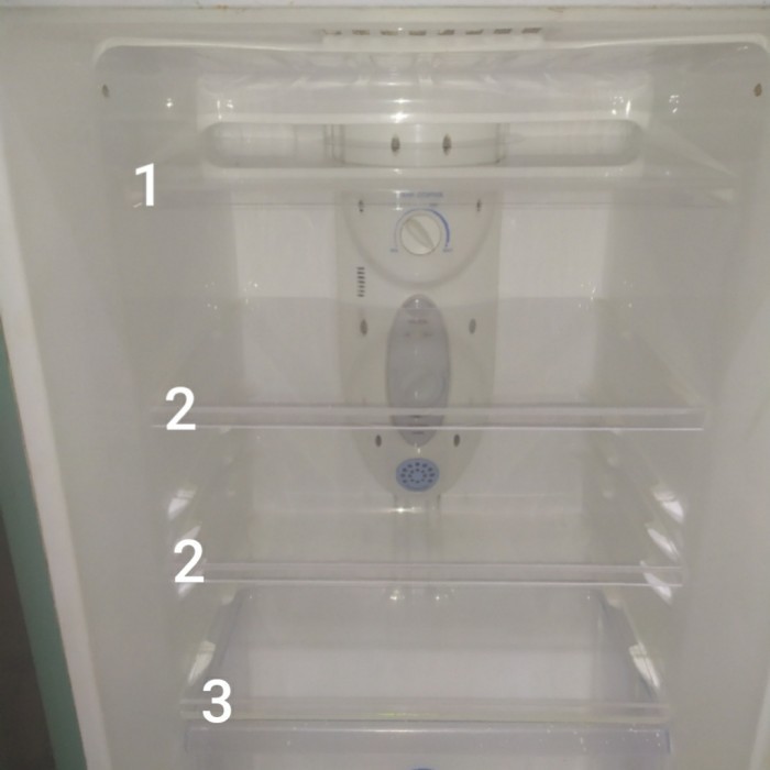 RAK KULKAS LEMARI ES LG 2 PINTU CUSTOM