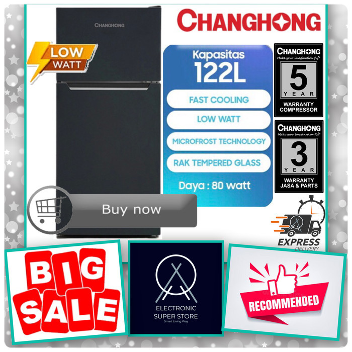 KULKAS 2 PINTU CHANGHONG FTM155DB FAST FREEZING