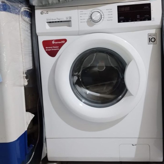 MESIN CUCI 1 TABUNG LG FRONT LOADING 7 KG