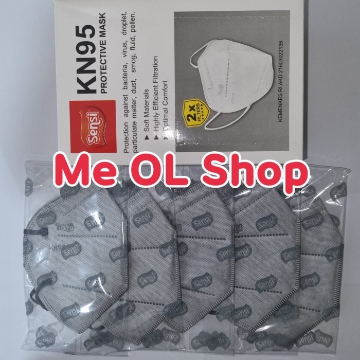MASKER SENSI KN95 6PLY KEMENKES MASK KN95 SENSI
