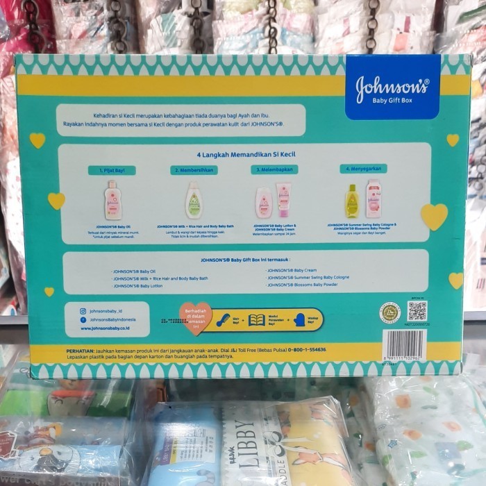 TERUJI Johnson's Baby Gift Set Box Paket Kado Perlengkapan Bayi