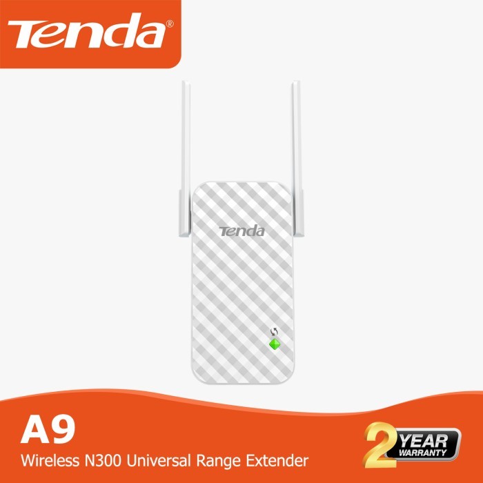 Tenda A9 Range Extender Universal N300 Nirkabel