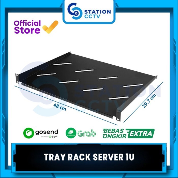 Tray Tatakan Rack server / Ambalan rack / wallmount rack server 1U