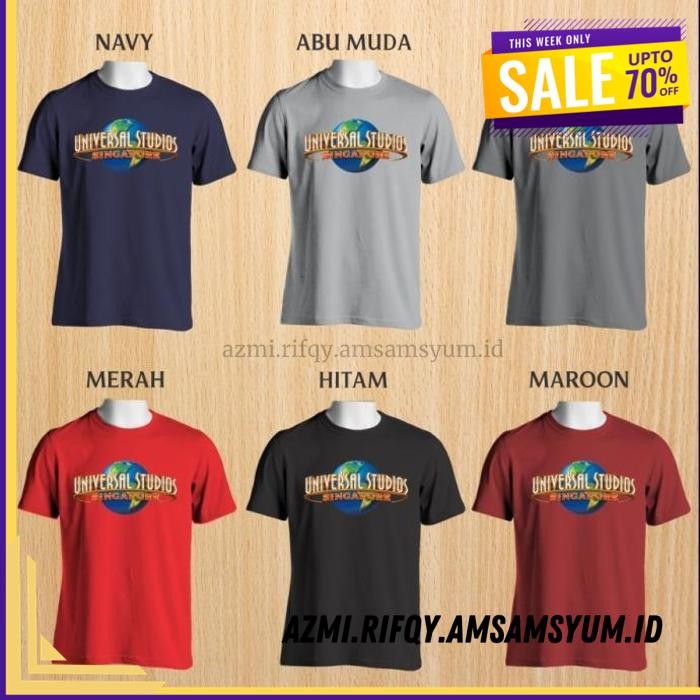 (DONE) KAOS BAJU SINGAPORE UNIVERSAL STUDIO SINGAPURA SOUVENIR OLEH SUVENIR       TERBAIK 