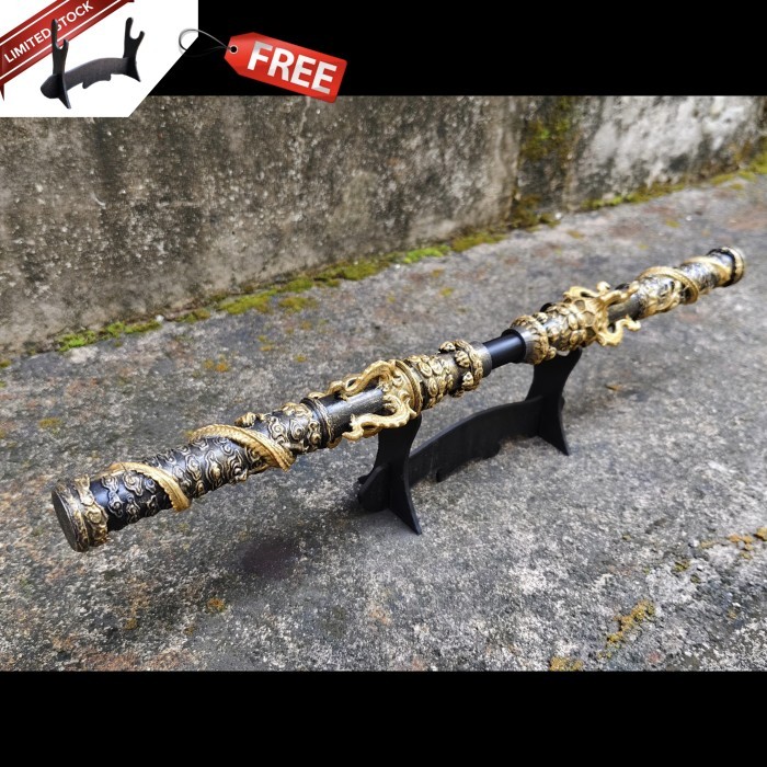Tongkat Black Myth Wukong Ruyi Jingu Bang retractable 65cm