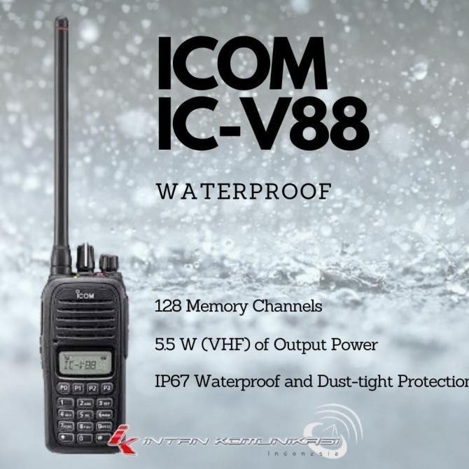 HT Icom V88 HT Icom V88 Waterproof HT Icom IC-V88 ICV88 ICOM