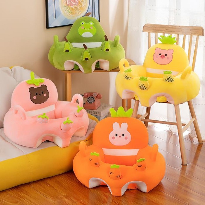 TERLENGKAP Sofa Anak Baby Karakter Belajar Duduk/ Perlengkapan Bantal Duduk Bayi Baru Lahir/kursi