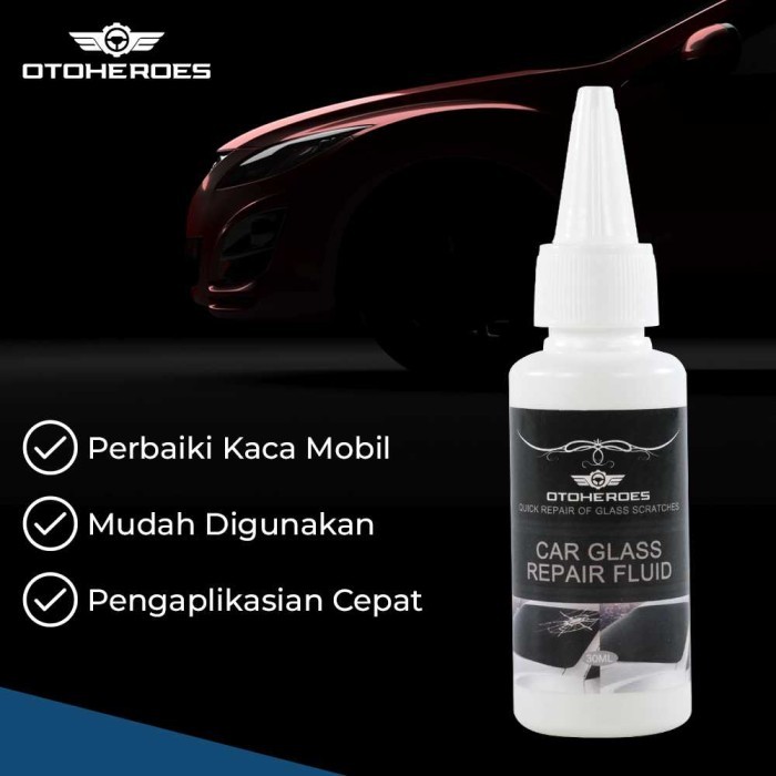 CAIRAN LEM TUTUP PERBAIKAN KACA RETAK BARET TERGORES MOBIL RUMAH HP