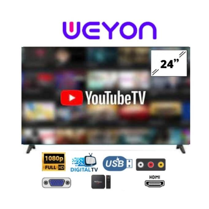 TERMURAH - PROMO LEBARAN SMART TV ANDROID 24 INCH GARANSI RESMI 1 TAHUN