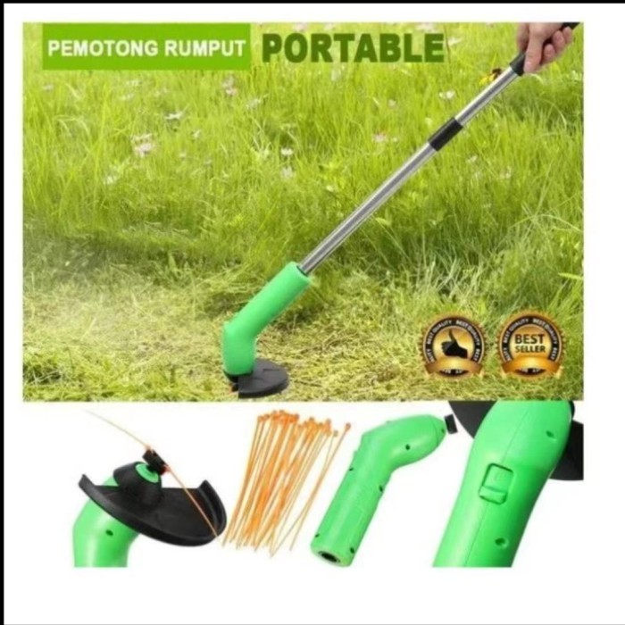 PEMOTONG RUMPUT PORTABLE - ALAT PEMOTONG RUMPUT RUMAH ZIP TRIM
