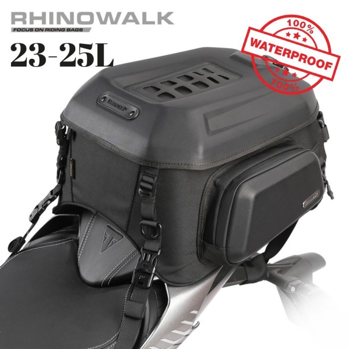 TAS MOTOR TOURING RHINOWALK MT2335 23-25L BIKE PANNIER TAIL BAG