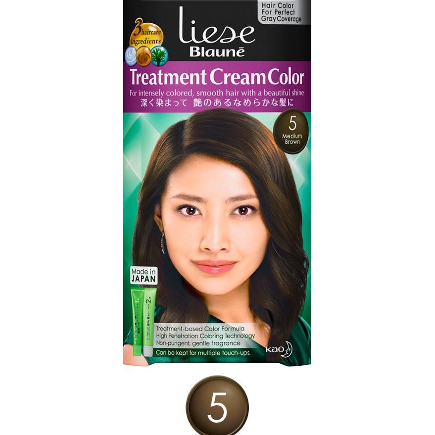 TERMURAH - Liese Blaune Treatment Cream Color Cat Rambut Uban