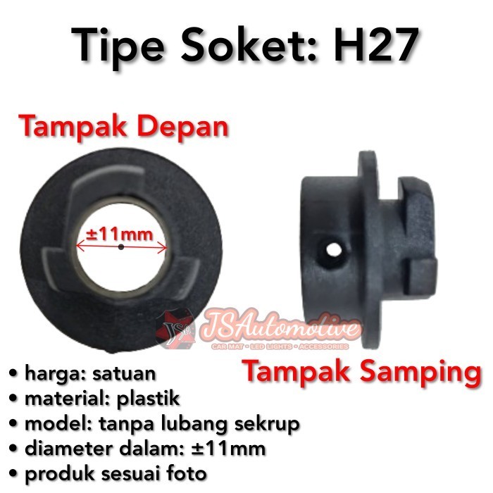 ADAPTER UNTUK LED X3 / X5 / S1 SOKET H8/H9/H11/H16/HB3/HB4/HIR2 9012