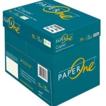 

TERLARIS - PAPERONE A4 75 GRAM - Termurah !! Kertas Fotocopy Print HVS A4 75 gr PaperOne Box Dus