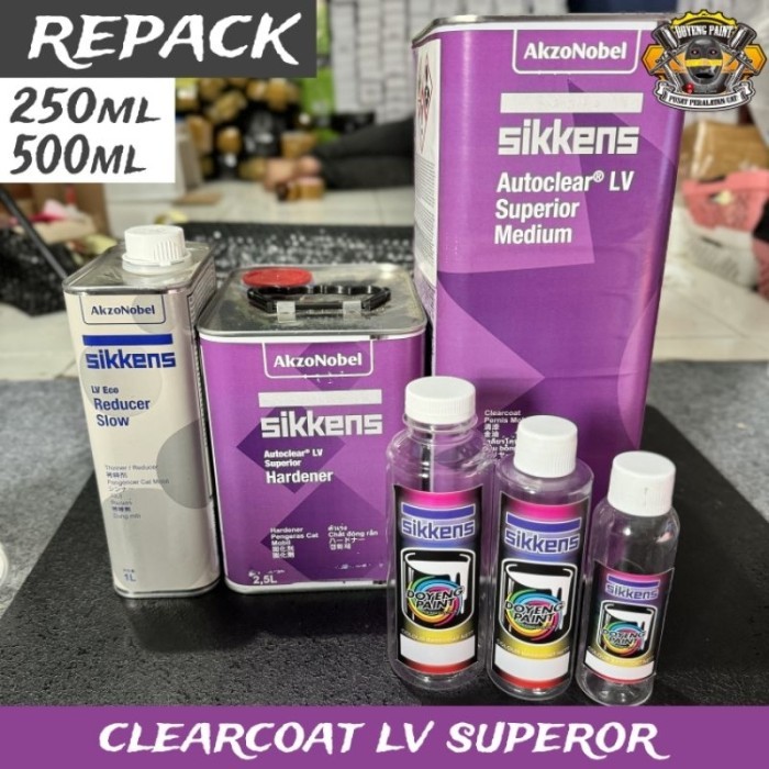 TERLARIS CLEAR COAT SIKKENS LV SUPERIOR MEDIUM. REPACK 250ML.500ML