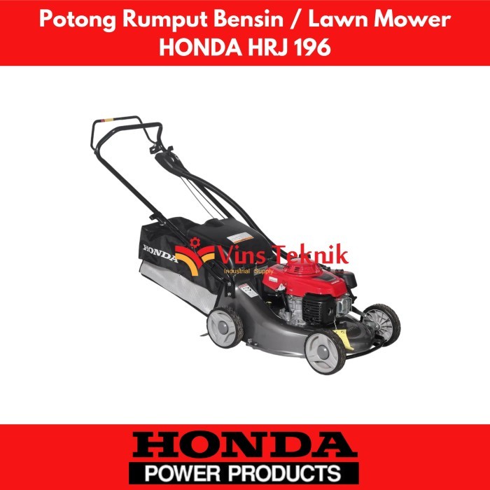 MESIN POTONG RUMPUT BENSIN HRJ196 HONDA LAWNMOWER HRJ 196 19 INCHI