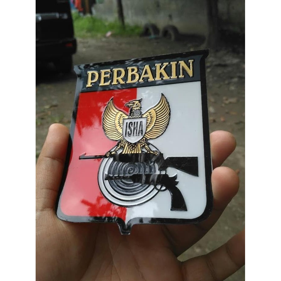 STIKER STICKER PERBAKIN BESAR JUMBO TIMBUL ANTI AIR ANTI PUDAR