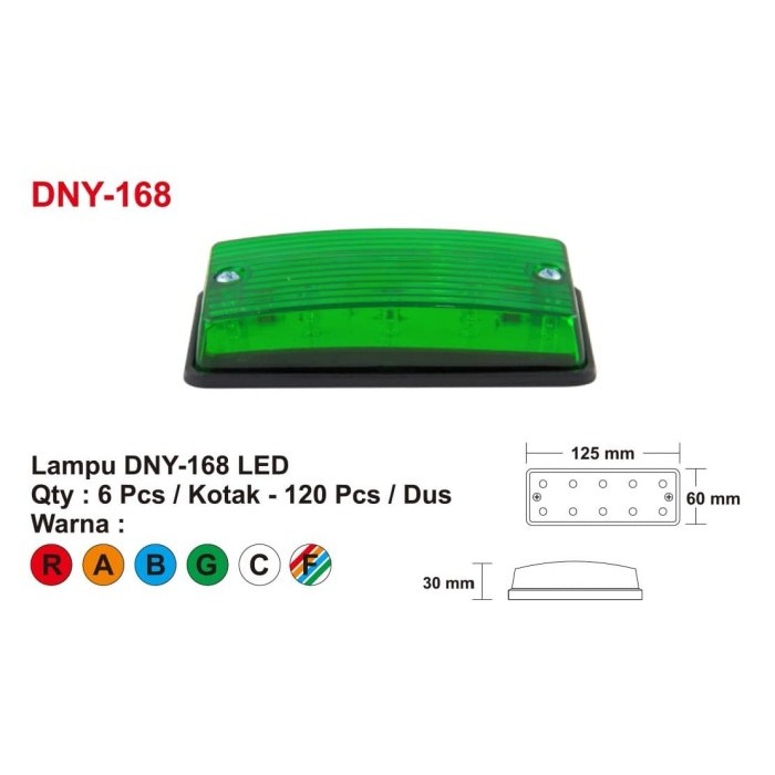 LAMPU BAK LED DNY-168 / DNY 168 / DNY168 UNIVERSAL