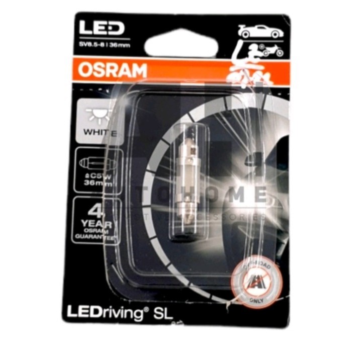 LED FESTOON PLAPON PLAT INTERIOR OSRAM 6431 CW 6000K