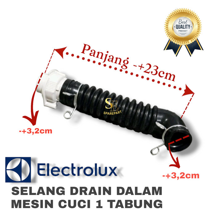 SELANG KARET DRAIN DALAM MESIN CUCI ELECTROLUX 1 TABUNG TURBO DRUM