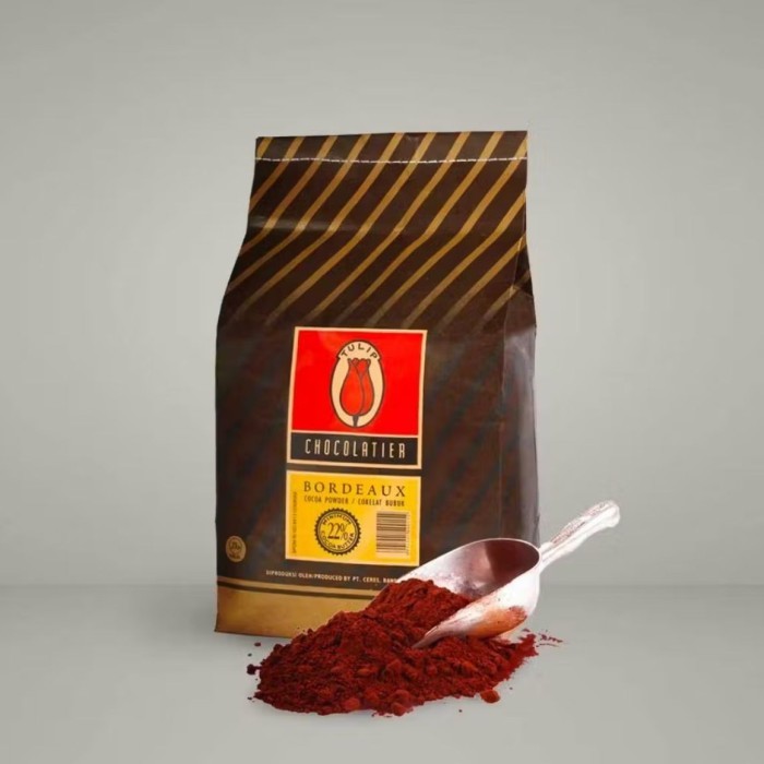 

Tulip Bordeaux 500gr, 250gr & 100gr / Coklat Bubuk Cocoa Powder Tulip