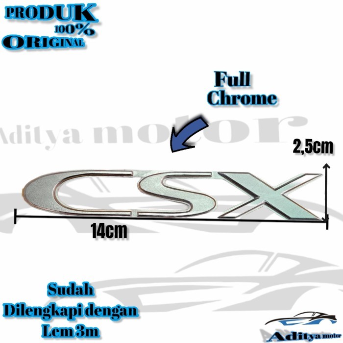 EMBLEM CSX TULISAN CSX BACAAN CSX LOGO CSX ORIGINAL DAIHATSU TARUNA