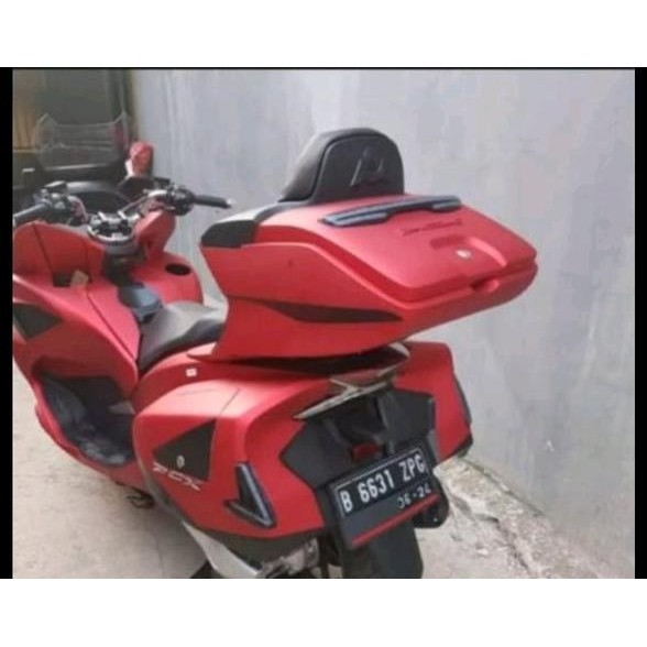TOP BOX PCX LOKAL 160 BOX BELAKANG SANDARAN BELAKANG HONDA PCX LOKAL