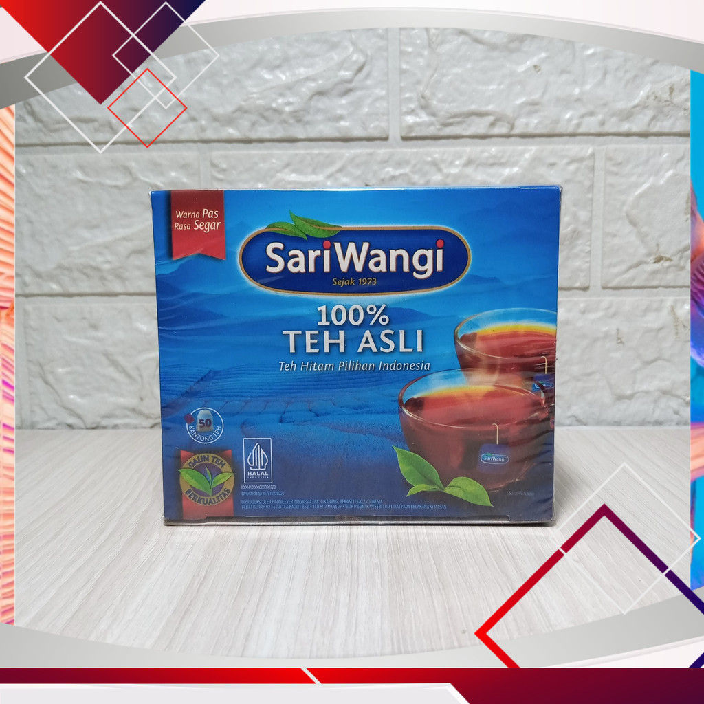 

Teh Sariwangi Kotak Isi 50 Bag .