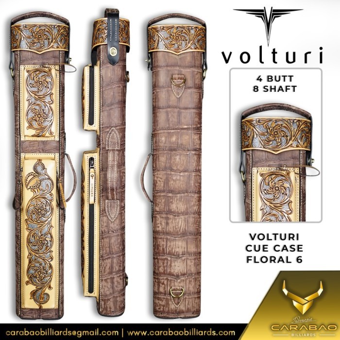VOLTURI CUE CASE FLORAL 6