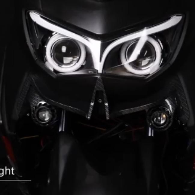 Nmax - Winglet Lampu Depan Nmax Plus Lampu Tembak / Sorot Nmax New 2020