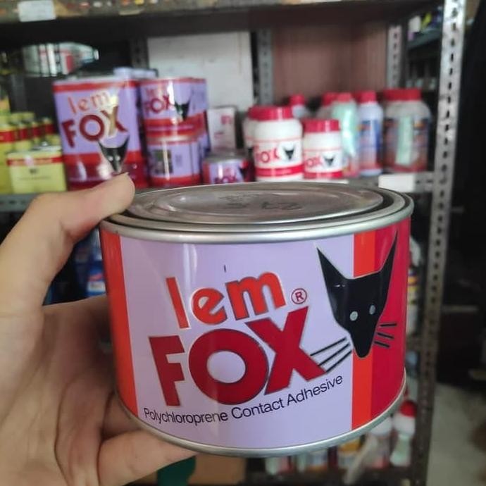 Terbaru lem kulit fox 350gr - lem karpet - lem karet - lem kayu - lem vynil
