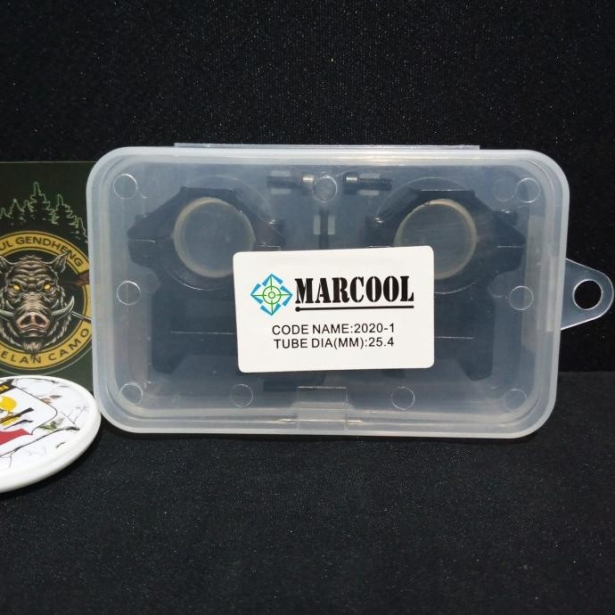 mounting marcool ori od25 rel 22 tinggi / monting teleskop dobel baut 