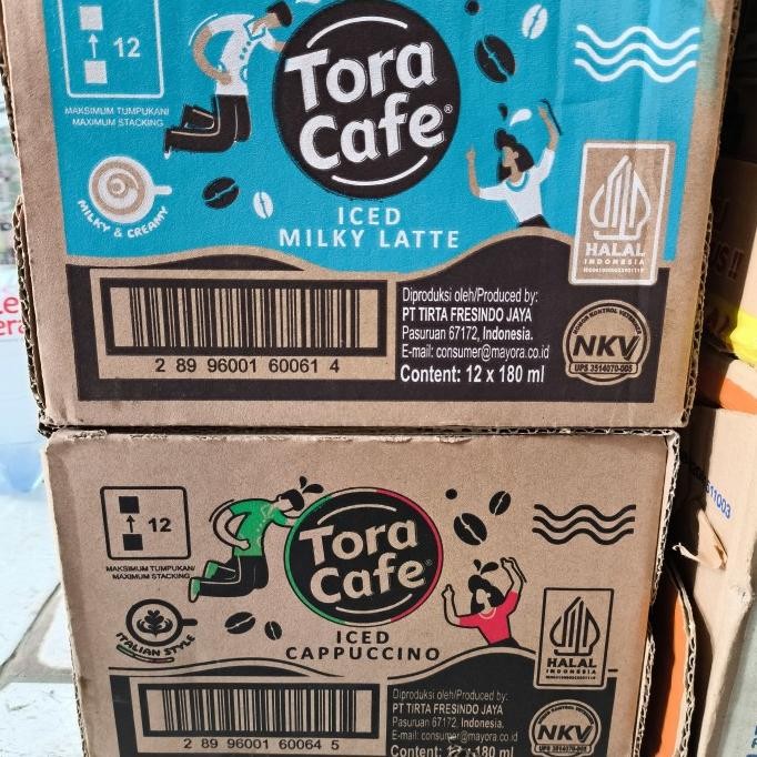 

Terlaris Tora Cafe dus isi 12 botol x 180 ml COD