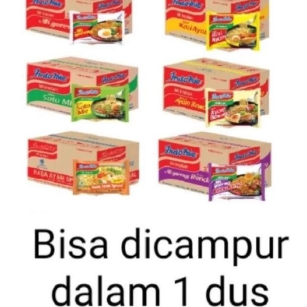 

Indoe X 4 Macam Bawang/Soto/Kari & Goreng 1 Dus & 1/2 Dus