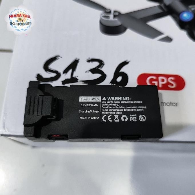 TERMURAH - BATERAI DRONE POLLTAR JG99 dan S132 ORIGINAL 7.4VOLT