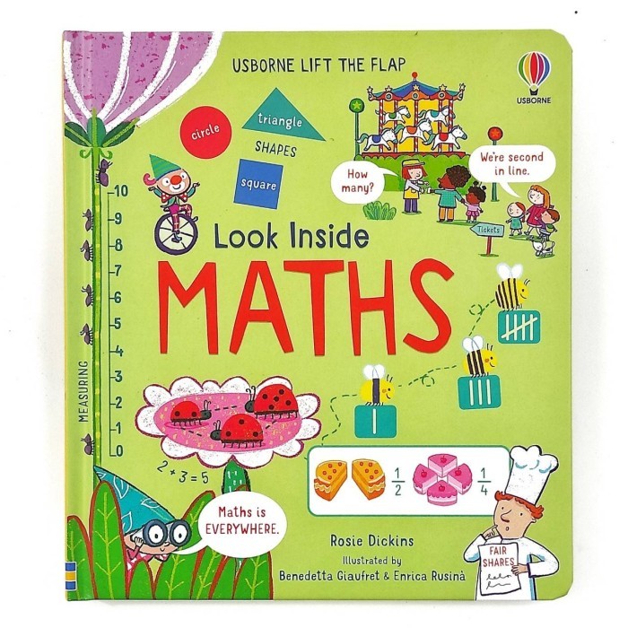 Terlaris Usborne Look Inside Maths SALE