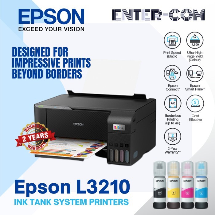 TERBARU - PRINTER EPSON L3210 L 3210 PRINTER EPSON INK TANK PRINTER ISI ULANG