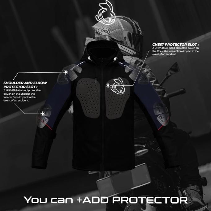 PATRONTEX NAVY JAKET RABBIT AND WHEELS