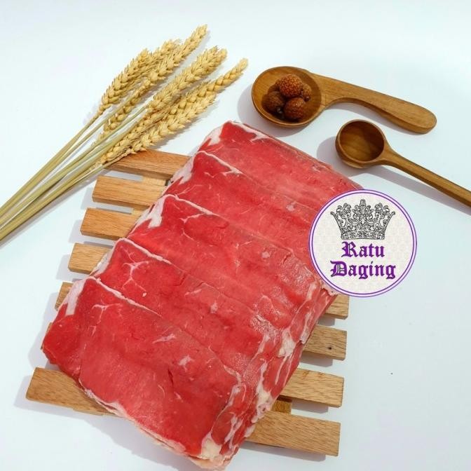 

Sukiyaki Non Fat / Daging Slice Rendah Lemak / Slice Beef @1Kg Makasihlohya