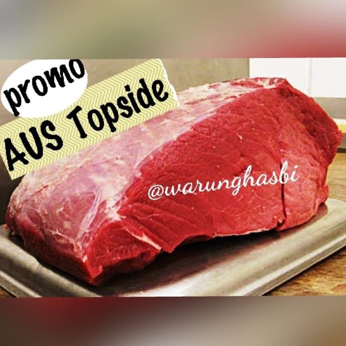 

Promo 1Kg Daging Sapi Topside (Aus Beef Topside) Emangnyake