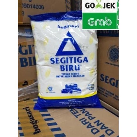 

Tepung Terigu Kemasan Segitiga Biru 1 Kg Ekonomis / Econo GOSEND ONLY TT